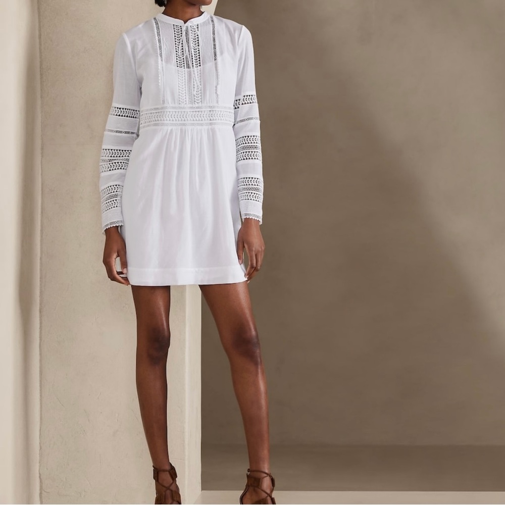 Banana Republic Factory Lace Mini Dress
